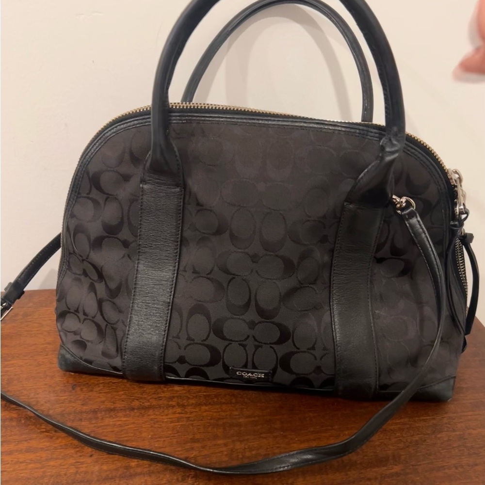 Coach Black Satchel